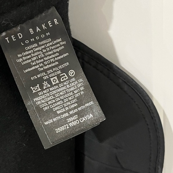 NWT Ted Baker Caysa Wool-blend Cocoon Coat - Picture 15 of 15